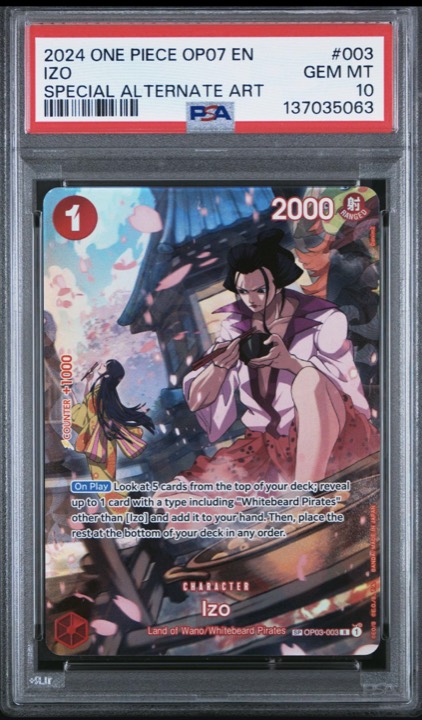 Izo, 2024 OP07 · Special Alternate, PSA 10